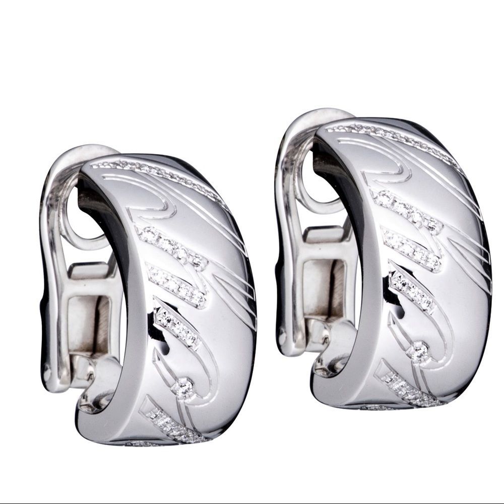Chopard Chopardissimo White Gold Diamond Earrings
